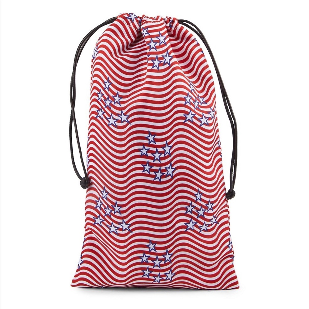 NWT Alexander Wang Ryan & Stars Stripes Drawstring Pouch Bag